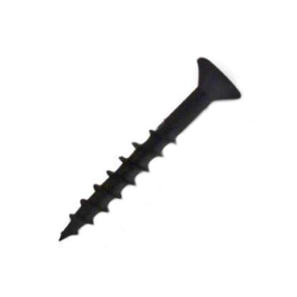 Csh Wood Screw, #8, 1-5/8 in, Black Stainless Steel Flat Head Combination Phillips/Slotted Drive 0.FCC08158BN17 - main